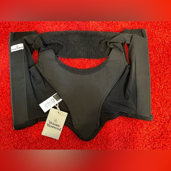 SOLD! Vivienne Westwood KATE CORSET BLK NWT IT40 - Picture 2 of 12